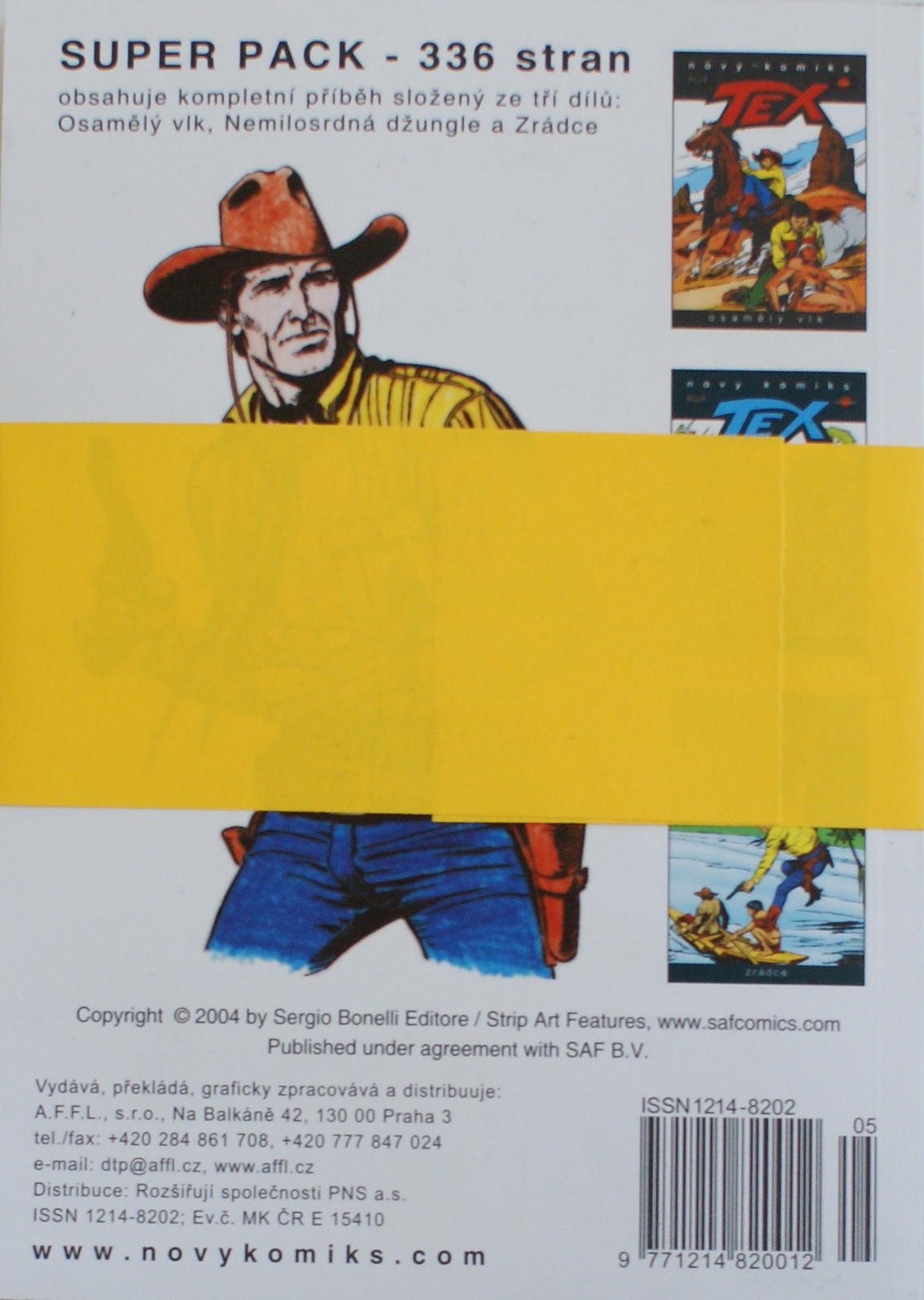 Tex SUPER PACK díl 1 až 3